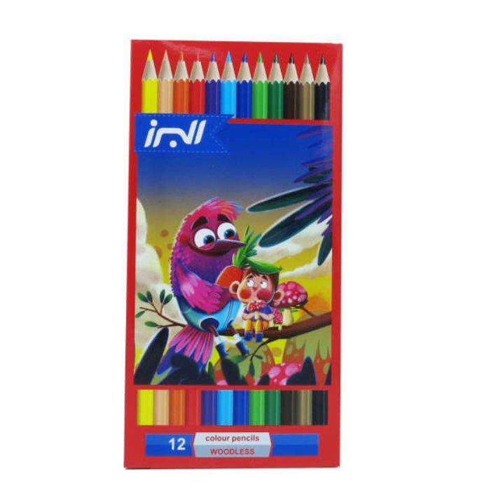 مدادرنگی 12رنگ جعبه مقوایی البرز